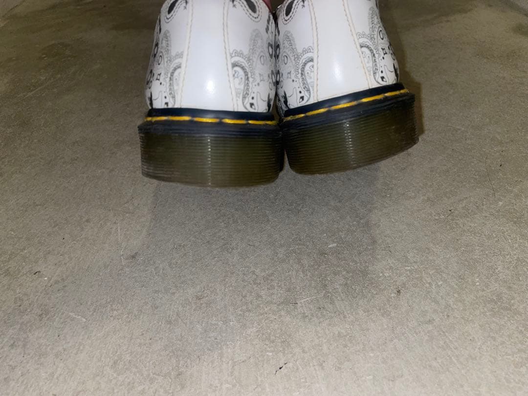 Dr. Martens 1461 バンダナ柄 ホワイトシューズ UK8