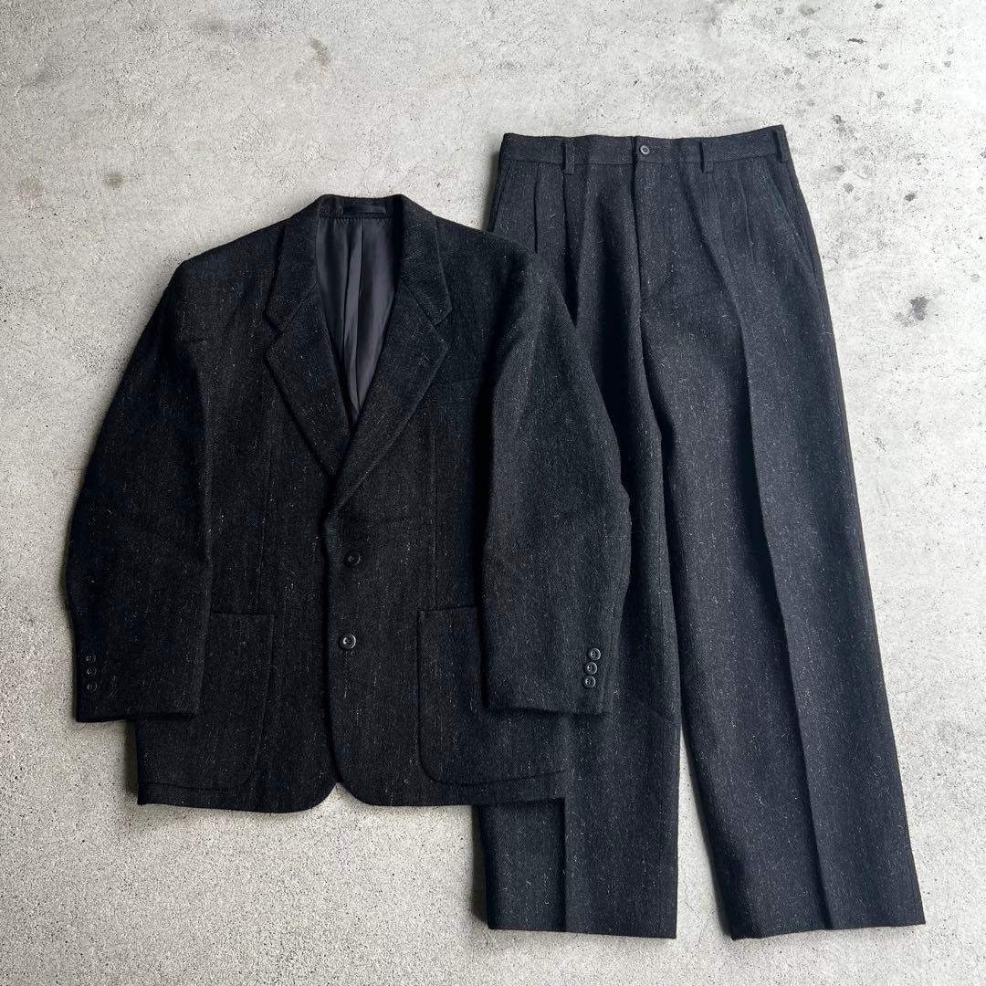 80's~90's JUN MEN シングル セットアップ ブラック モード