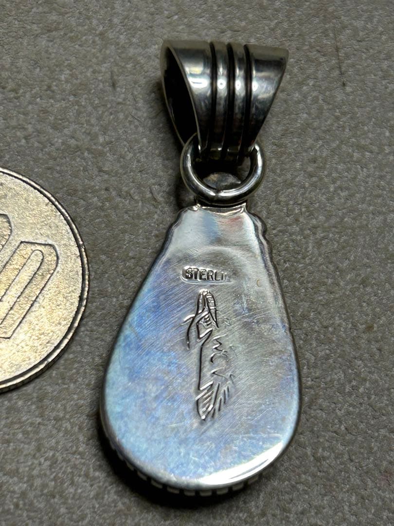 インディアンジュエリーWil Vandeverウィルバンデバー　ターコイズトップ