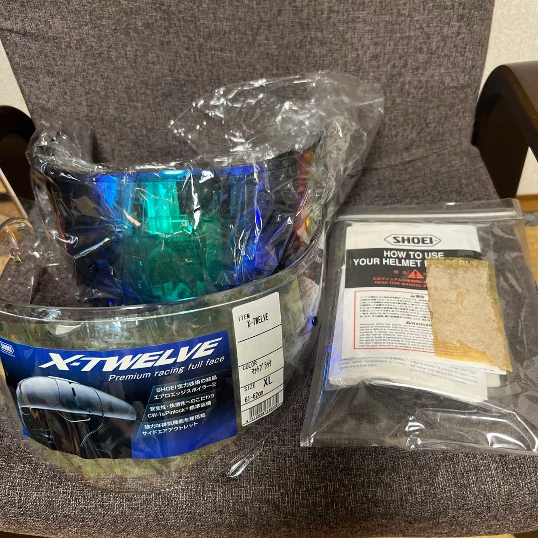 SHOEI X-TWELVE ミラーシールドオマケ付き