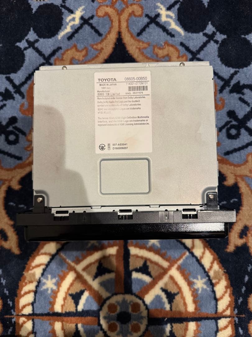 トヨタ純正ナビ　NSZT-W68T カーナビ7インチ　セキュリティロック解除済