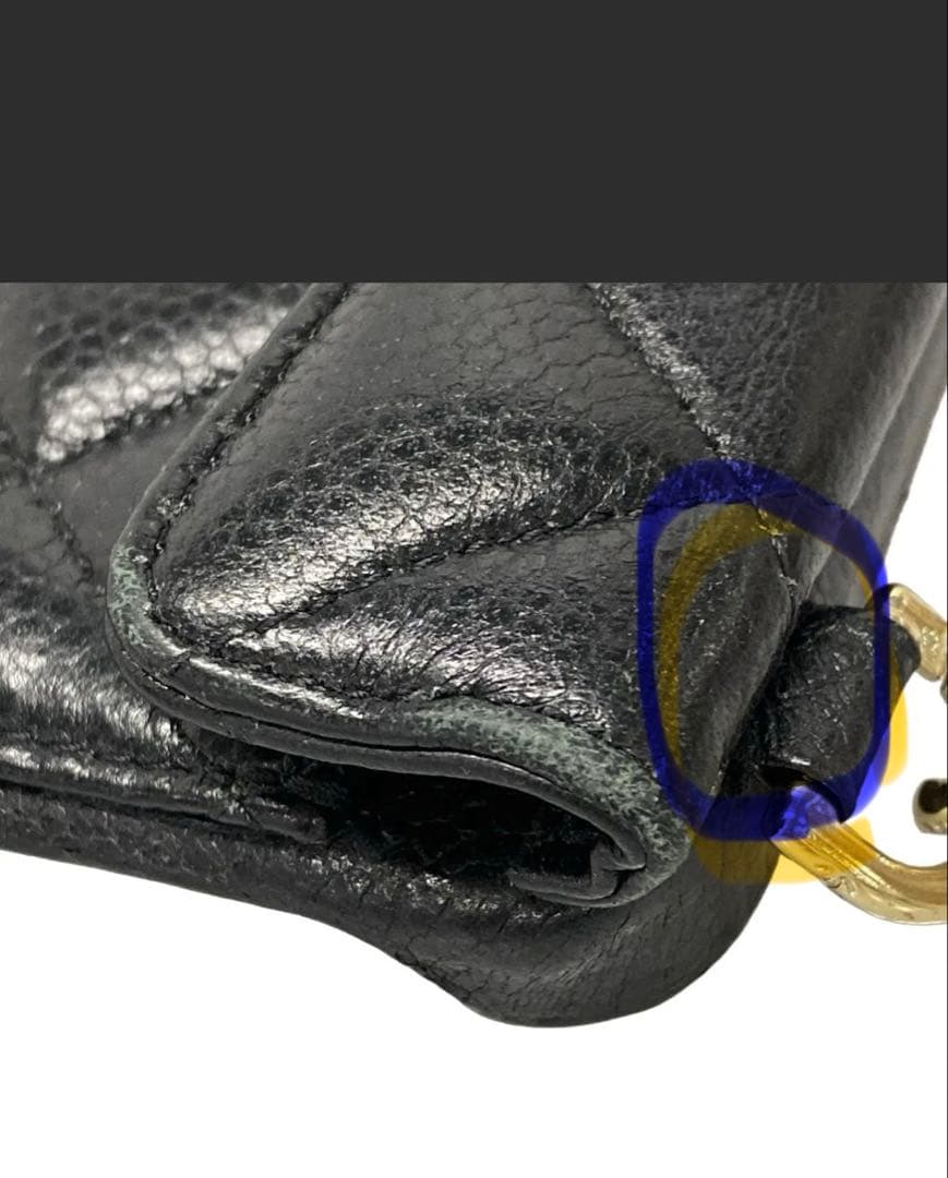 CHANEL スマホショルダーバッグ ブラック iPhone15Pro