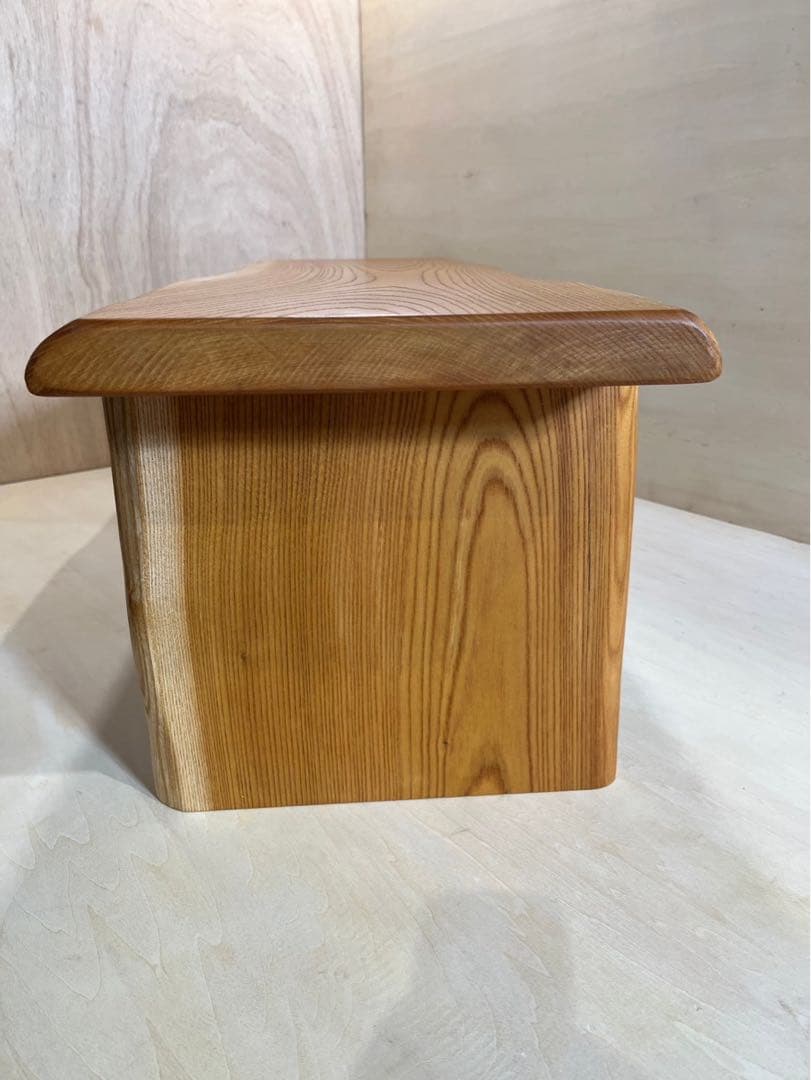 [即購入OK] 欅(けやき) 耳つき耳脚の折りたたみベンチテーブル　新品未使用