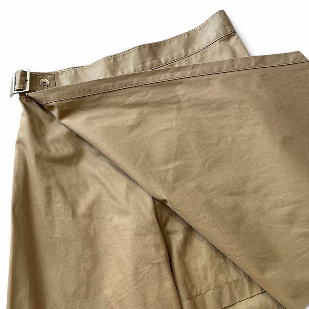 ジュンヤワタナベ チノ キュロット巻きスカート S ベージュ AD2016