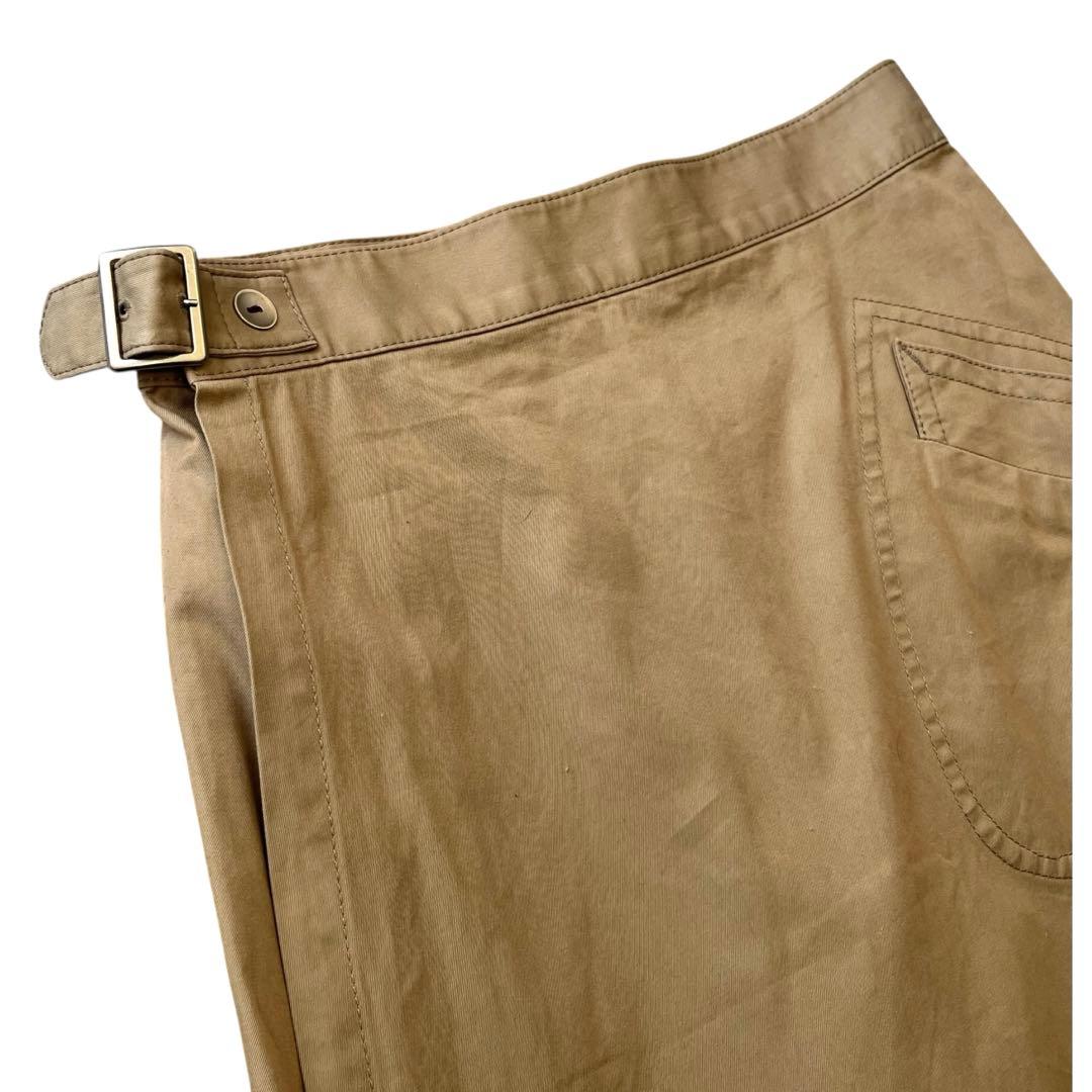 ジュンヤワタナベ チノ キュロット巻きスカート S ベージュ AD2016