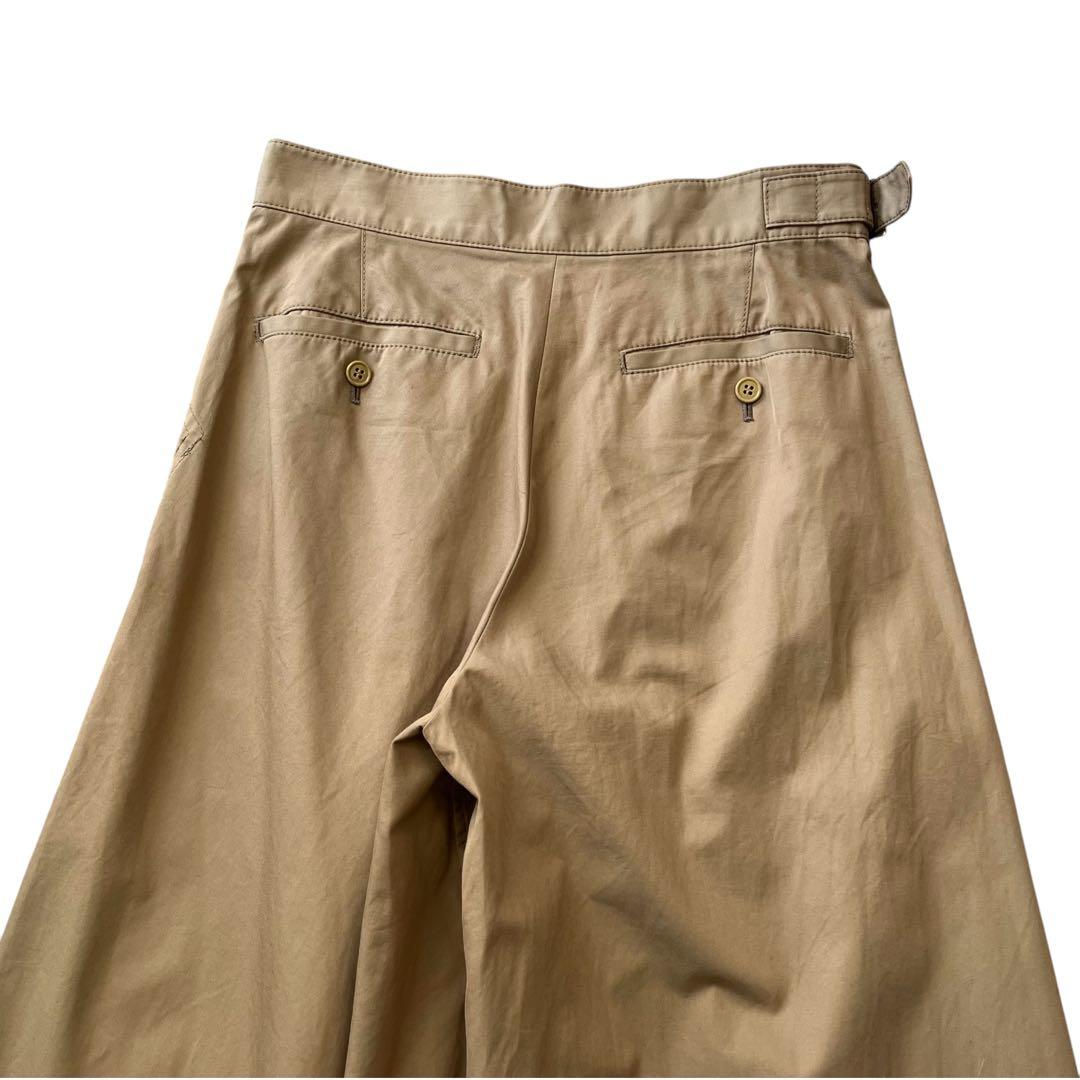 ジュンヤワタナベ チノ キュロット巻きスカート S ベージュ AD2016