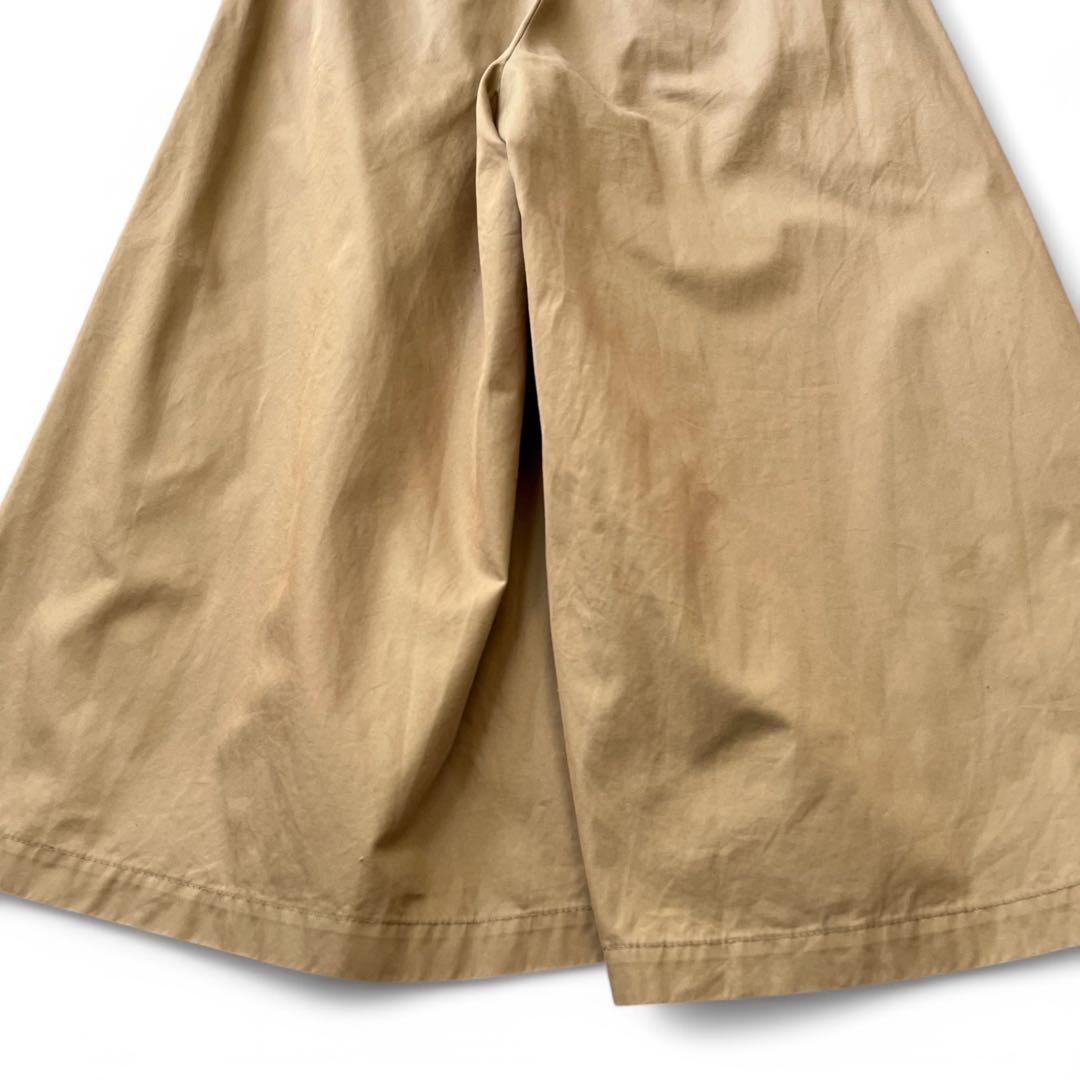 ジュンヤワタナベ チノ キュロット巻きスカート S ベージュ AD2016