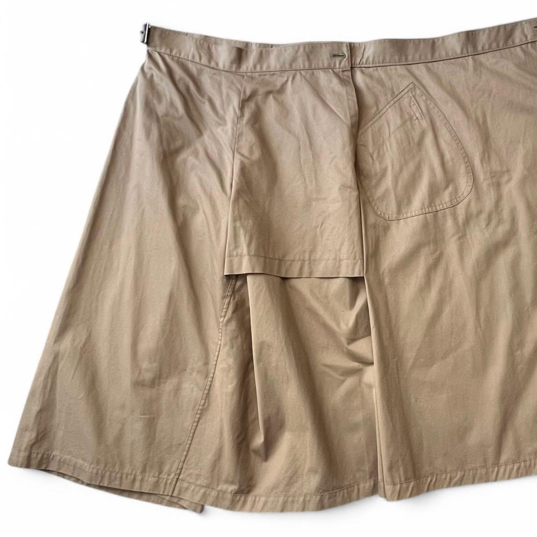 ジュンヤワタナベ チノ キュロット巻きスカート S ベージュ AD2016