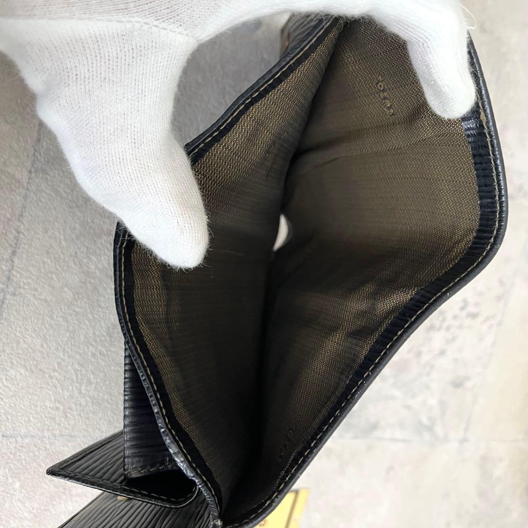 美品✨FENDI ズッカ 二つ折り財布 FF キャンバス レザー ブラウン