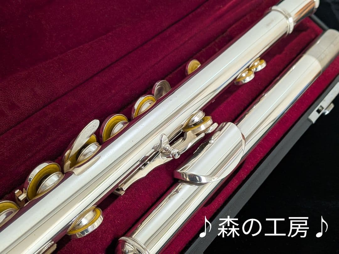 商談中【ゆう】銀メッキヤマハフルート YFL211S Eメカ