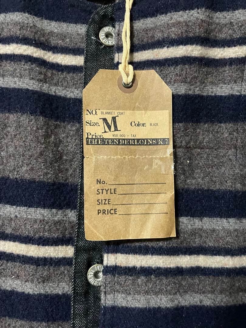 テンダーロイン　ブランケットコート　ウール　デニム　blanket coat