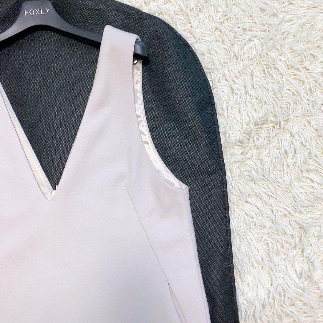 【美品】23区 ウールミルドジャージー ジャンパースカート23AW 重ね着 人気