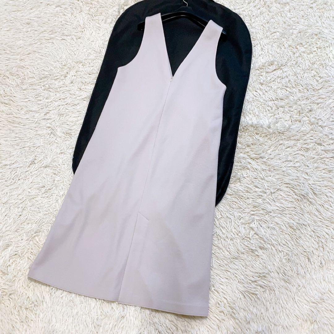 【美品】23区 ウールミルドジャージー ジャンパースカート23AW 重ね着 人気