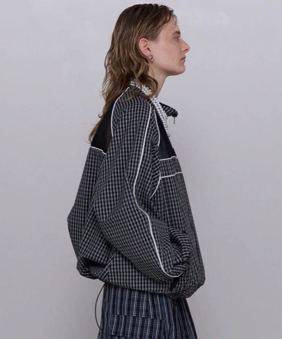 MAISON SPECIAL リバーシブルチェックブルゾン メゾンスペシャル