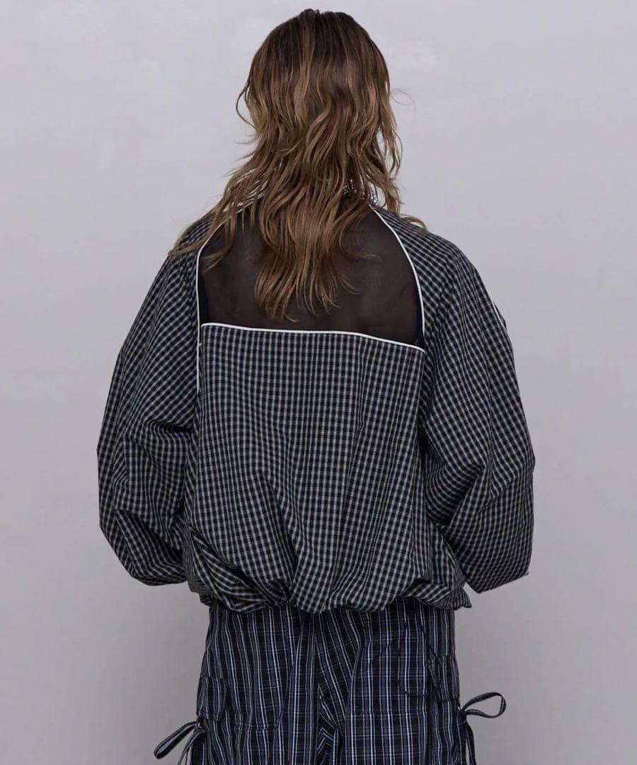 MAISON SPECIAL リバーシブルチェックブルゾン メゾンスペシャル