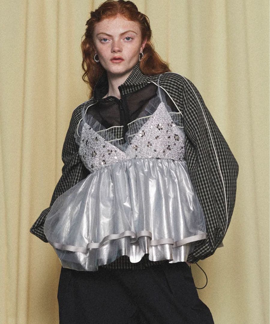 MAISON SPECIAL リバーシブルチェックブルゾン メゾンスペシャル