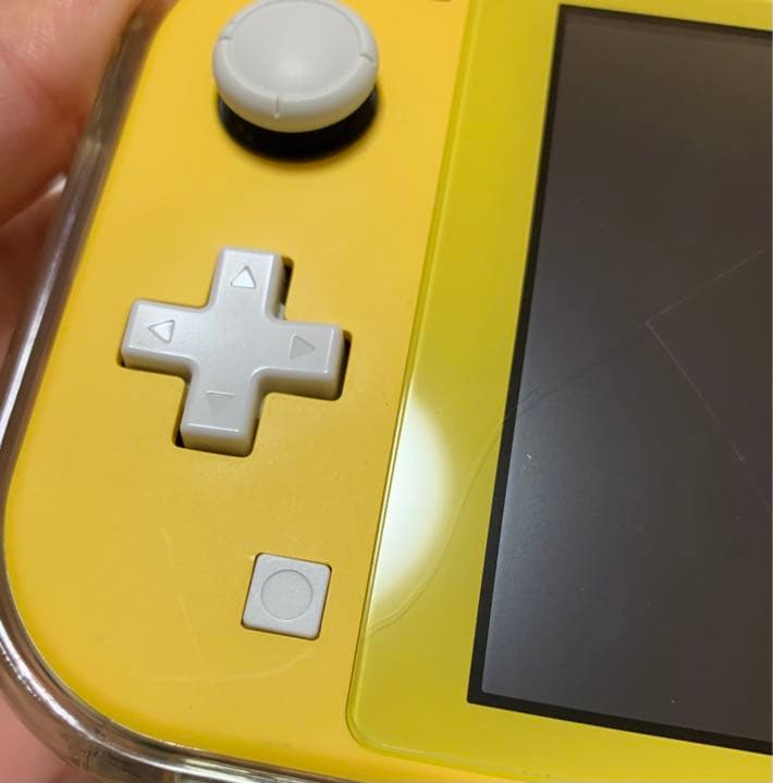 【美品】Nintendo Switch LITE イエロー＋フィルム＋グリップ