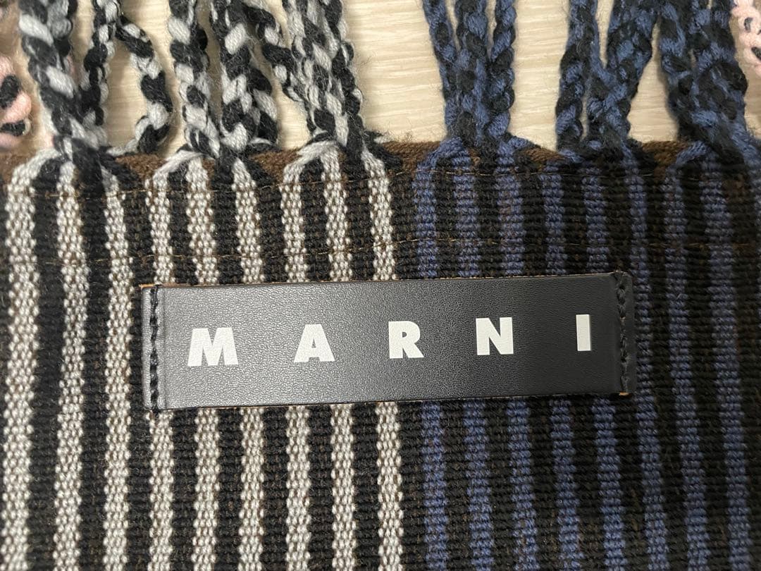 MARNI ストライプ　ハンモック　トートバッグ