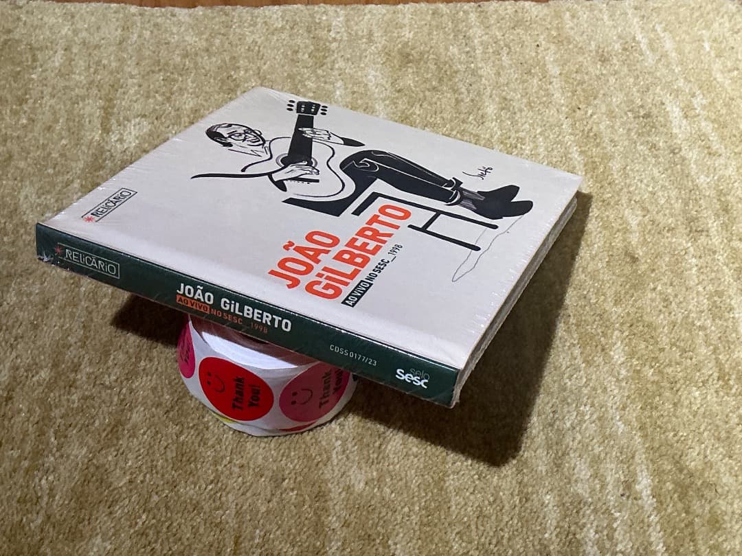 洋楽 JOAO GILBERTO / AO VIVO NO SESC 1998