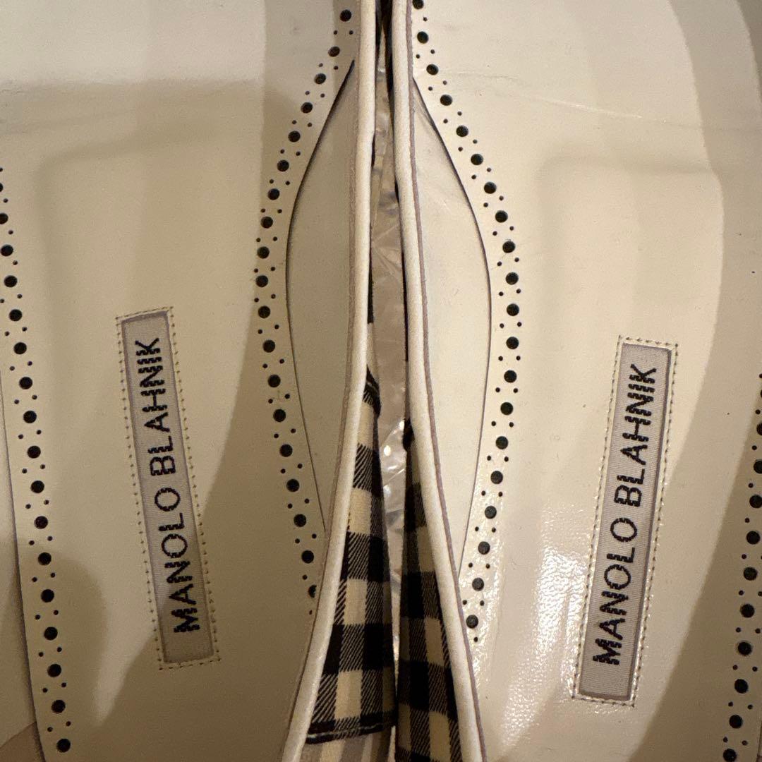 さっく様　マノロブラニク HANGISI ハンギシ フラット　パンプス 36