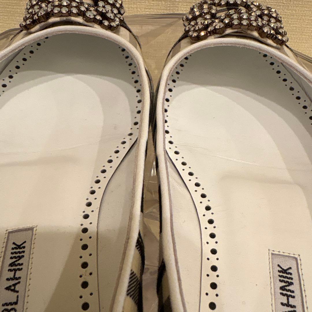 さっく様　マノロブラニク HANGISI ハンギシ フラット　パンプス 36