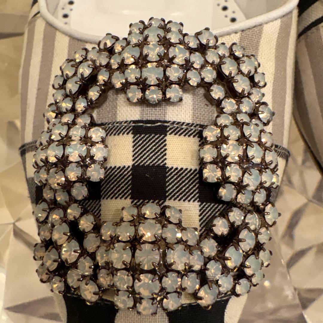 さっく様　マノロブラニク HANGISI ハンギシ フラット　パンプス 36