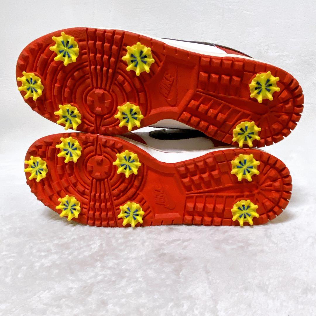 希少　ナイキ　ダンクロー　シカゴ　ゴルフシューズ　27.5cm　レッド　ホワイト