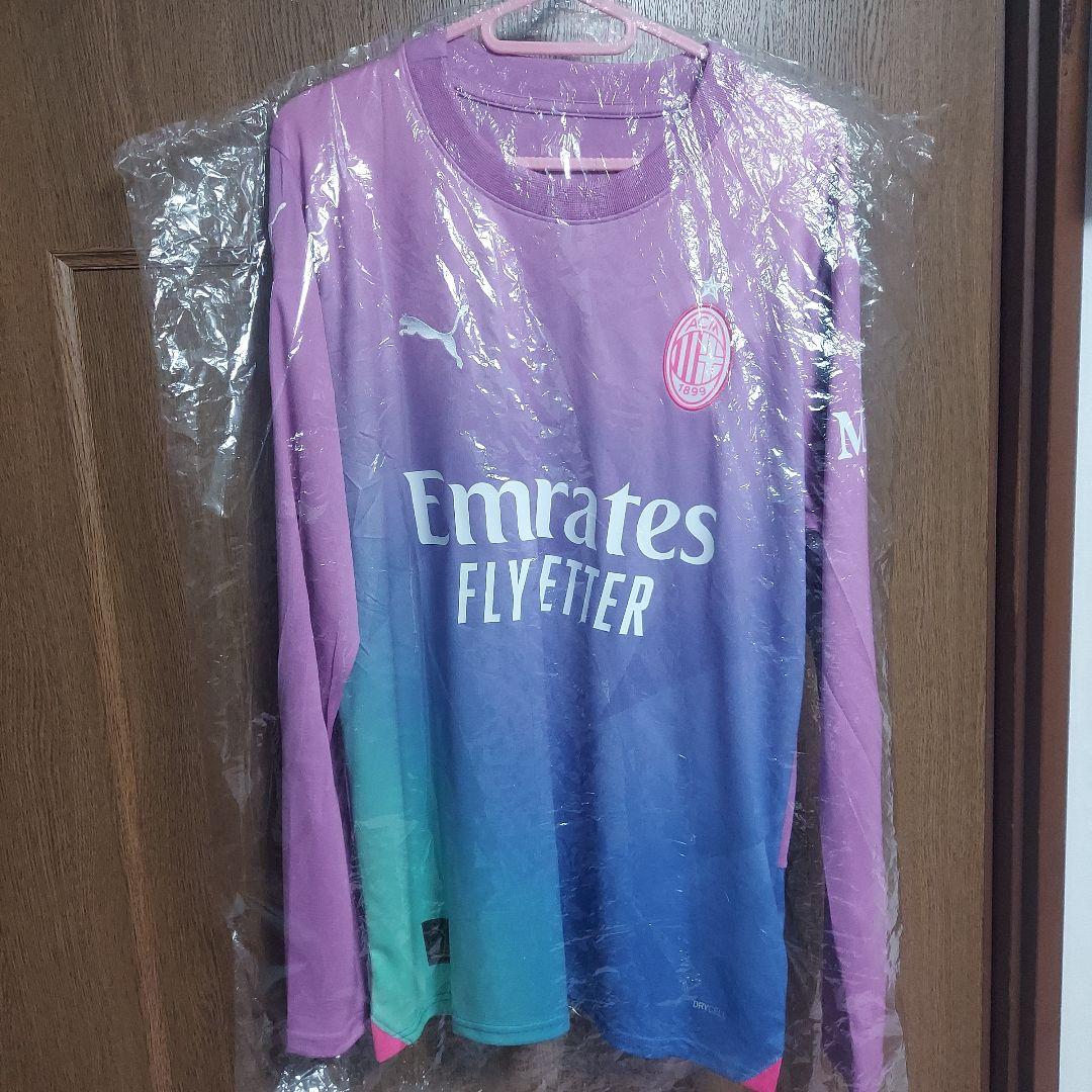 u*6様 ACミラン 23-24 3rd ユニフォーム　レプリカ　長袖　レオン#