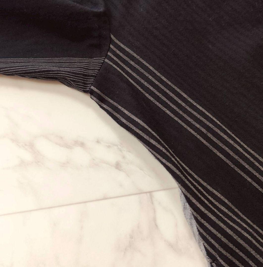 慈雨 ジウ 総柄 変形 アシンメトリー フレア ロング ワンピース