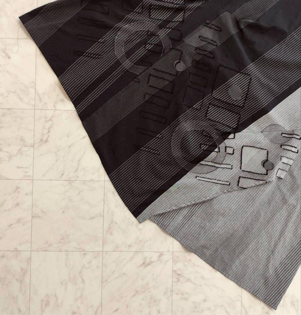 慈雨 ジウ 総柄 変形 アシンメトリー フレア ロング ワンピース