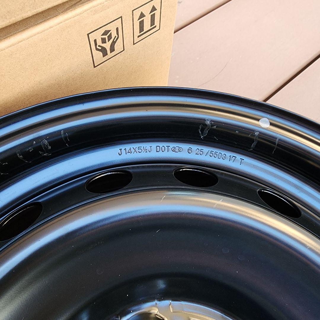 TOYOTA ヤリス スチールホイール 14×5.5インチ 2個セット①