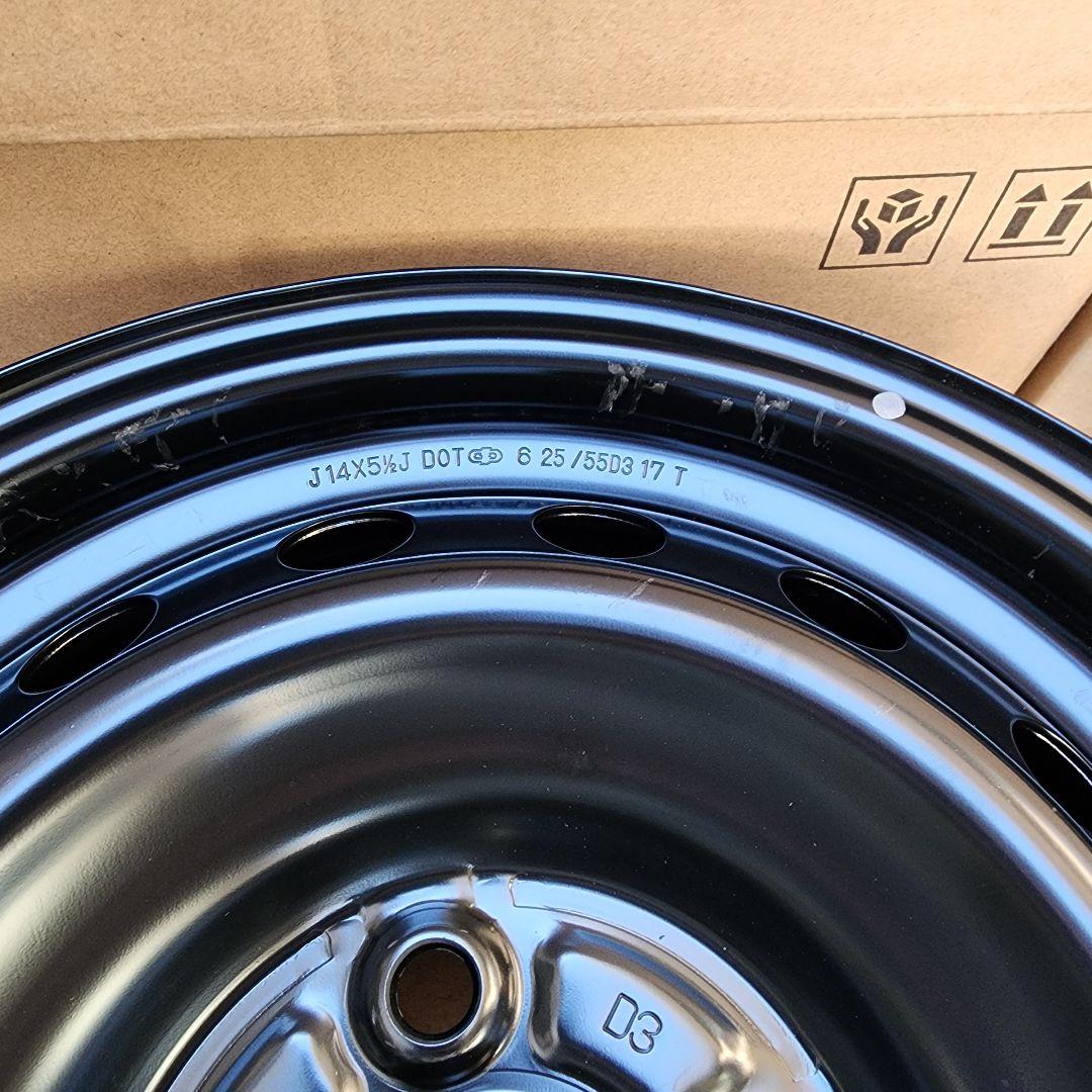 TOYOTA ヤリス スチールホイール 14×5.5インチ 2個セット①