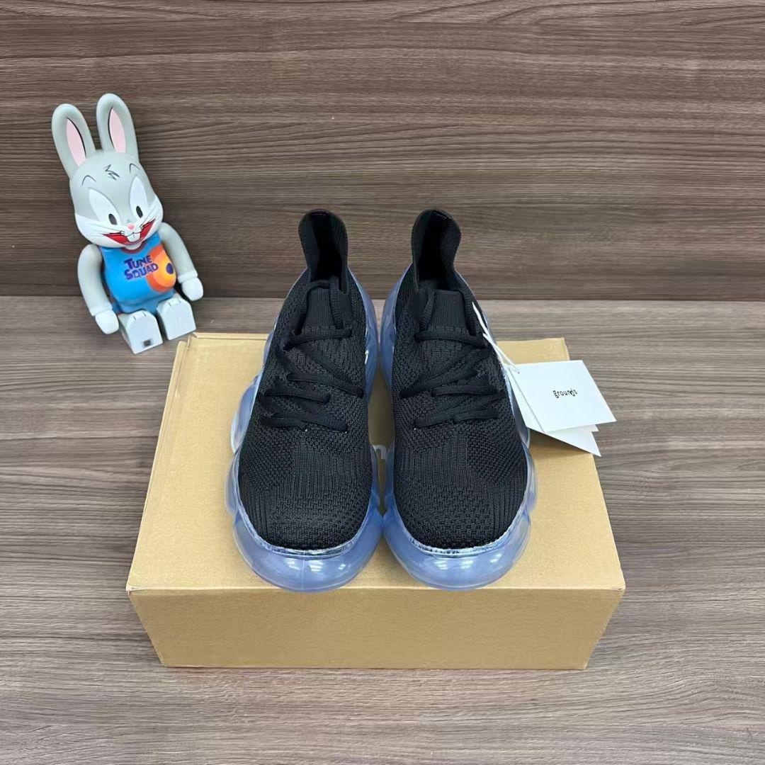 grounds グラウンズ スニーカー 女性用 BLACK/ BLUE 24cm