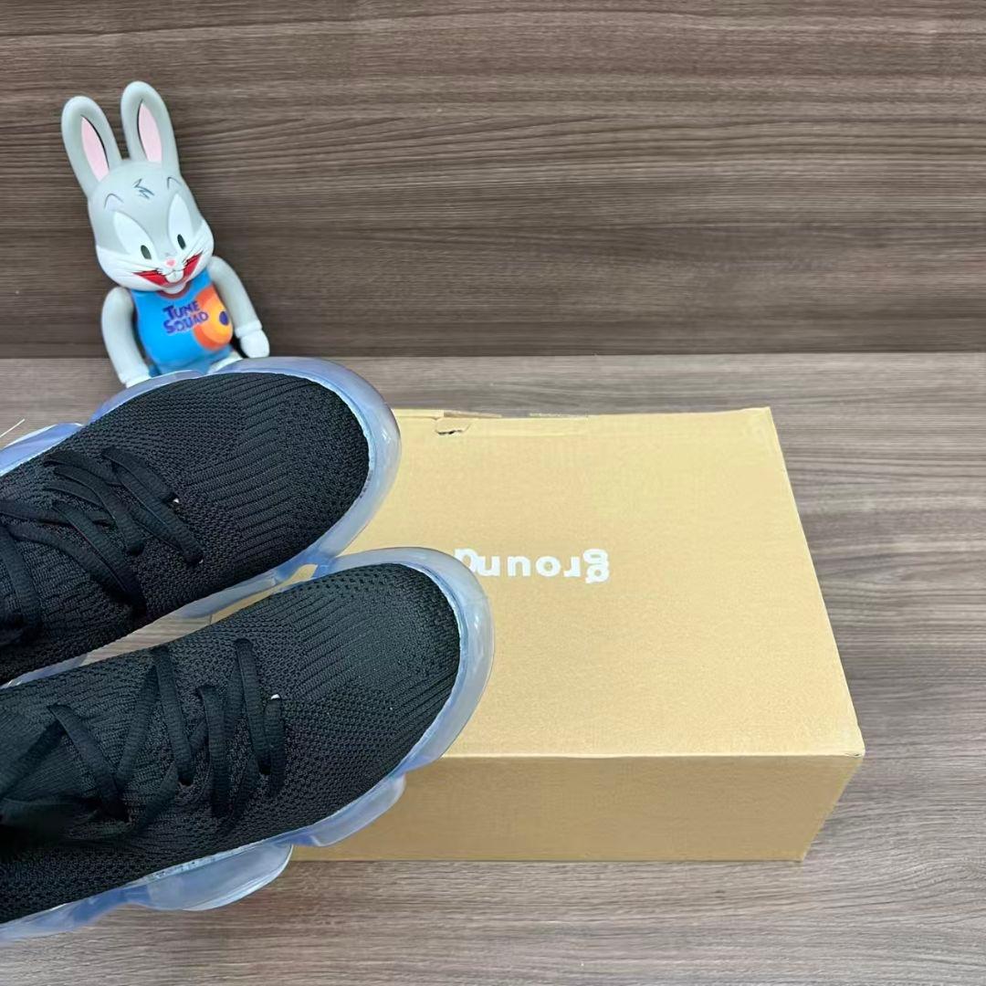 grounds グラウンズ スニーカー 女性用 BLACK/ BLUE 24cm