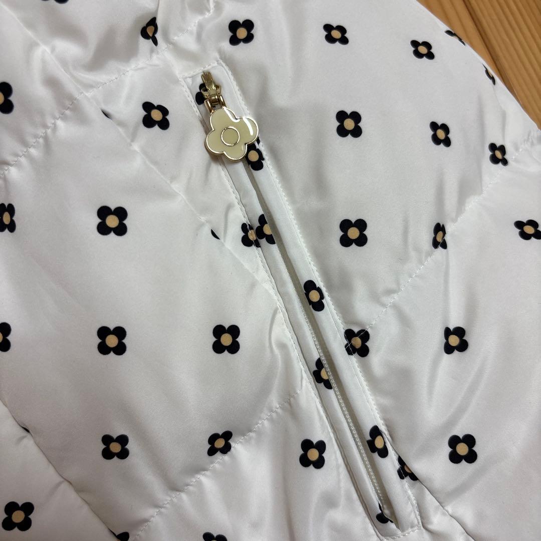 Callaway ダウンジャケット ホワイト 花柄　リバーシブル