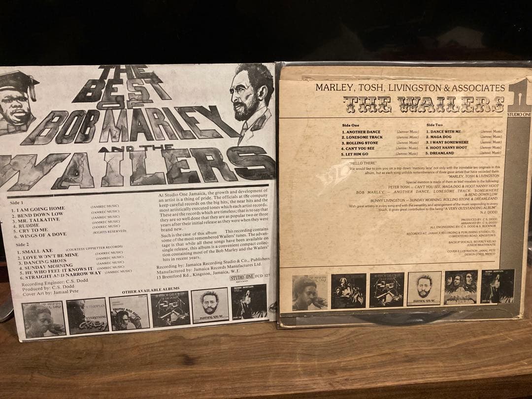 Bob Marley - スタワン2枚　➕Music Lesson12”