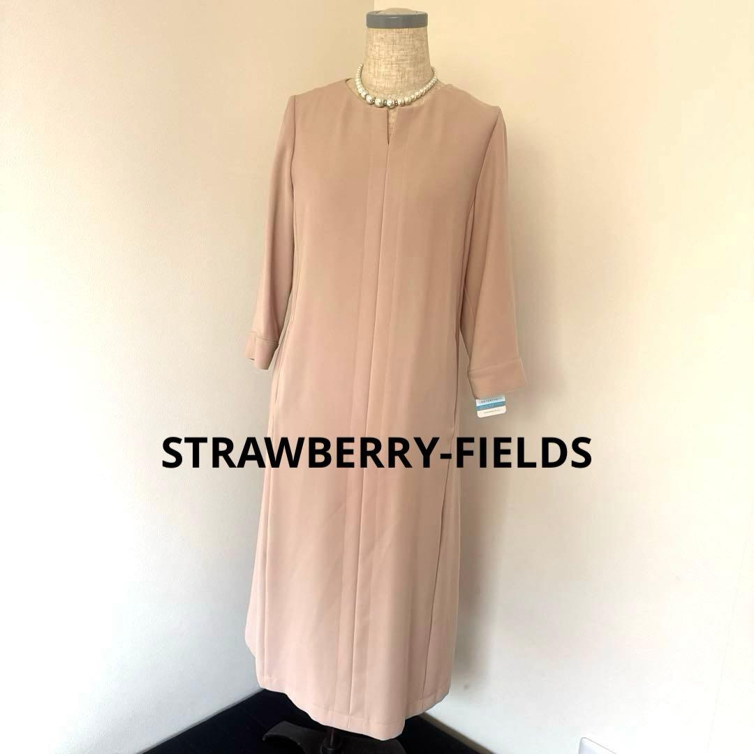 新品⭐︎STRAWBERRY-FIELDS 2wayストレッチキーネックワンピース
