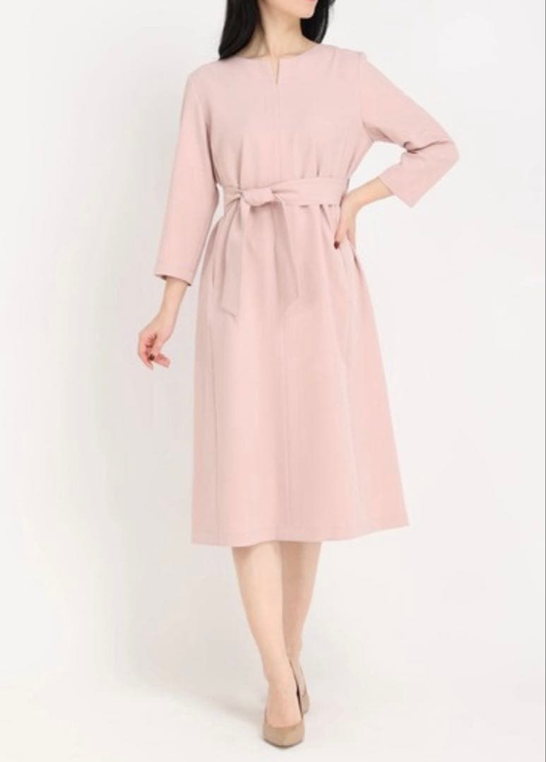 新品⭐︎STRAWBERRY-FIELDS 2wayストレッチキーネックワンピース