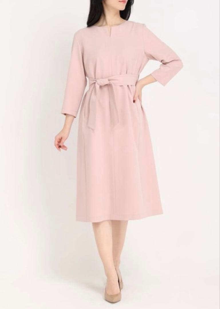 新品⭐︎STRAWBERRY-FIELDS 2wayストレッチキーネックワンピース