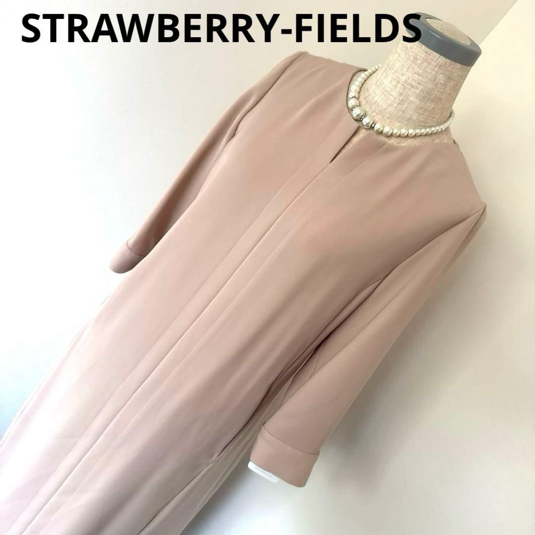 新品⭐︎STRAWBERRY-FIELDS 2wayストレッチキーネックワンピース
