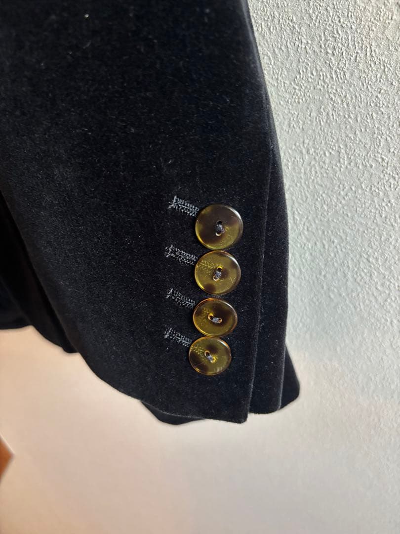 ジャンポールゴルチェ黒 ベルベット セットアップ