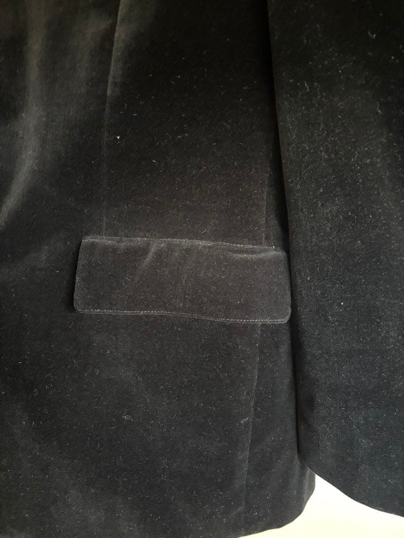 ジャンポールゴルチェ黒 ベルベット セットアップ
