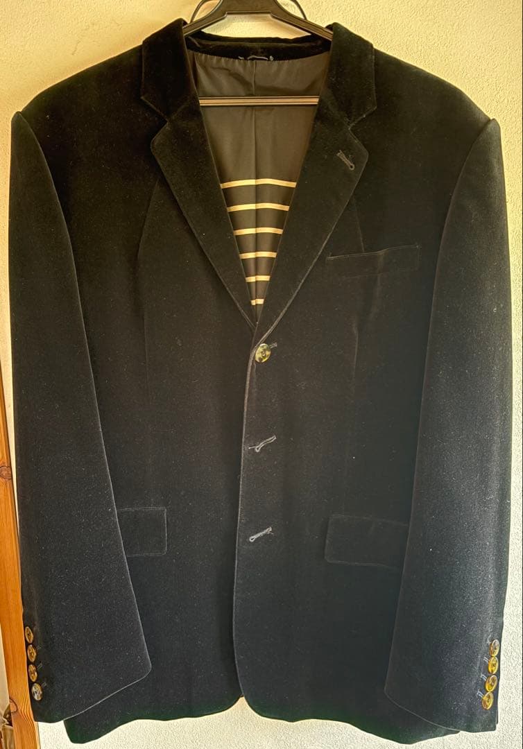 ジャンポールゴルチェ黒 ベルベット セットアップ