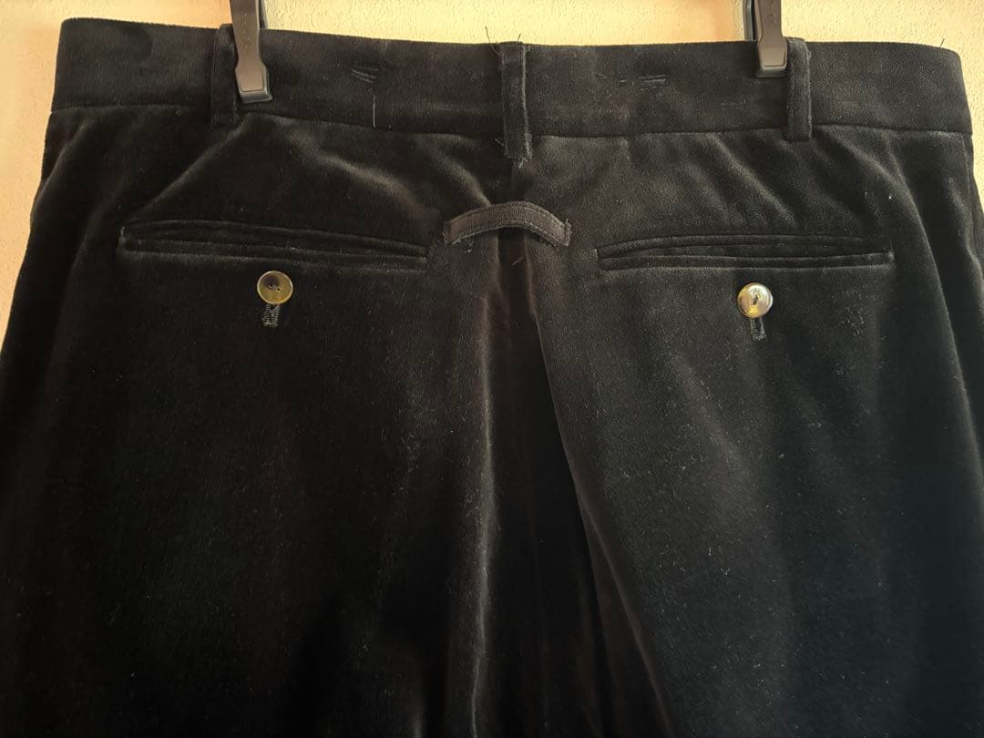 ジャンポールゴルチェ黒 ベルベット セットアップ