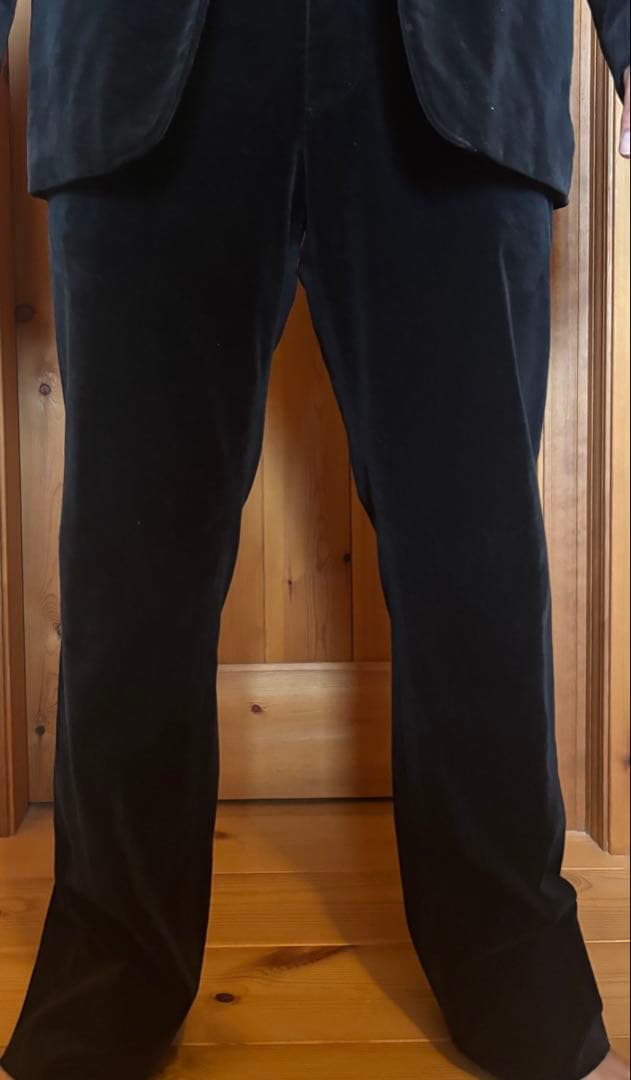 ジャンポールゴルチェ黒 ベルベット セットアップ