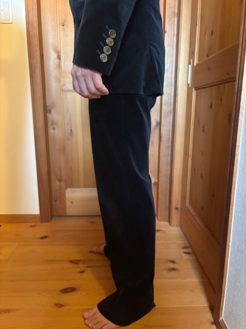 ジャンポールゴルチェ黒 ベルベット セットアップ