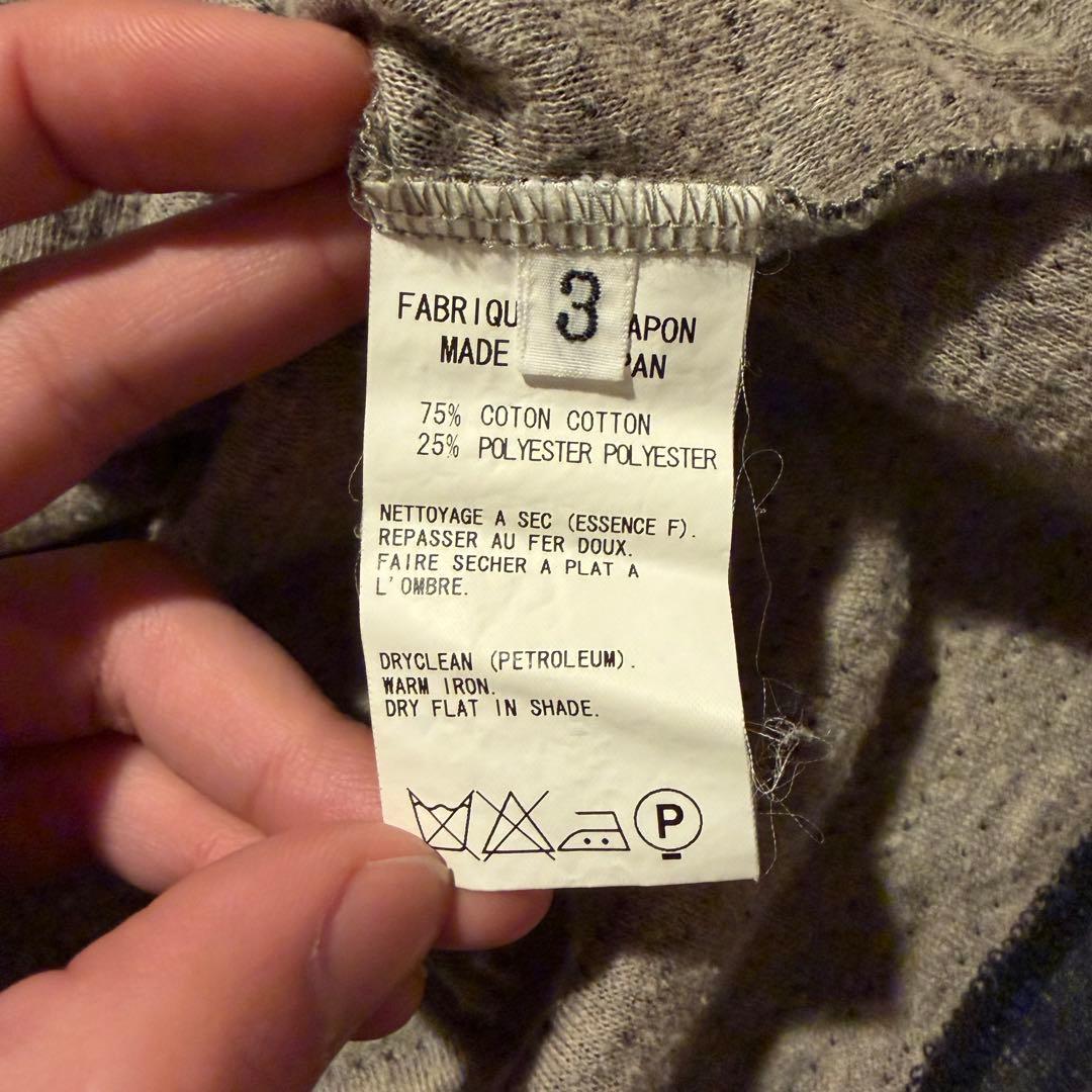 トップス archive 90s yohji yamamoto 3/4 sleeve t