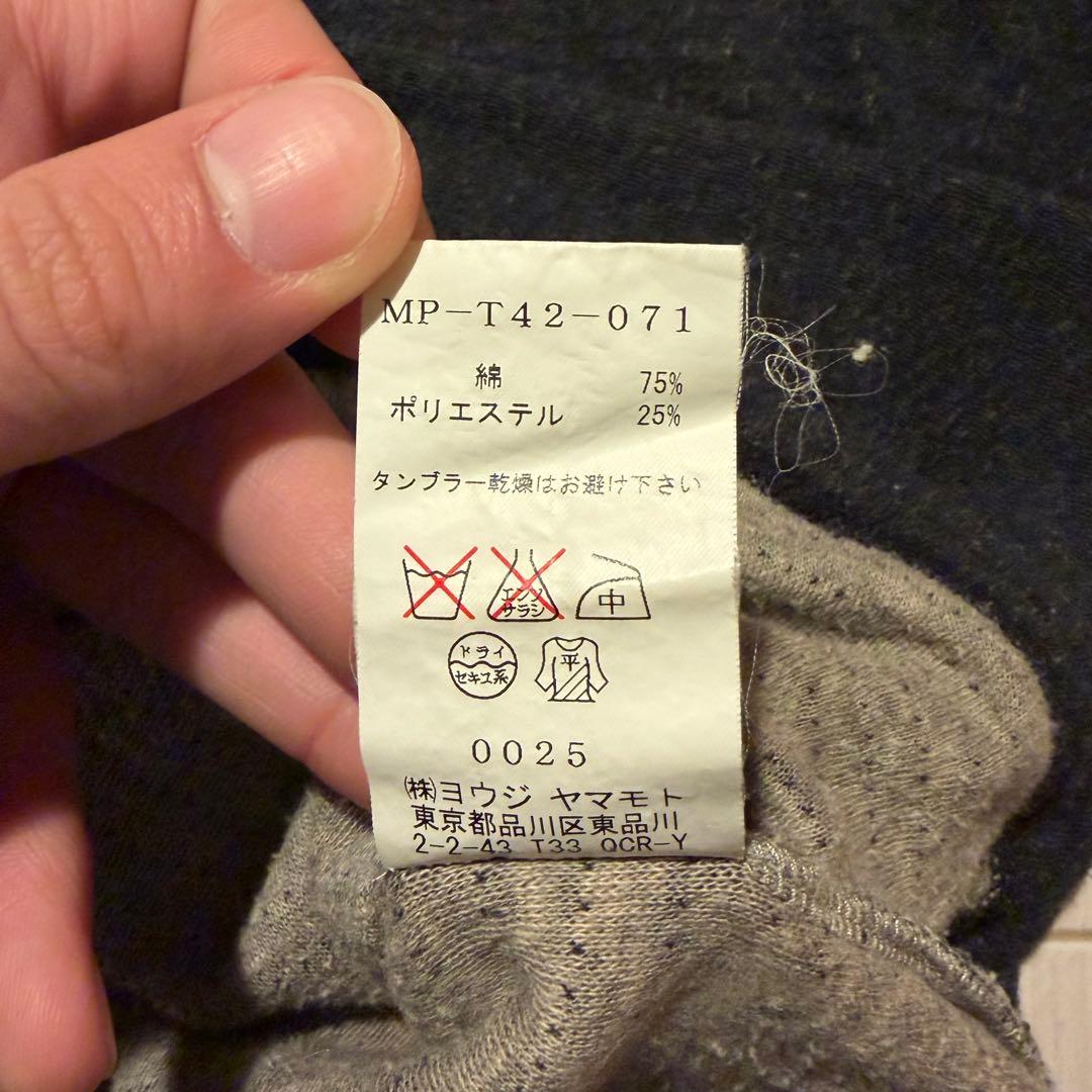 トップス archive 90s yohji yamamoto 3/4 sleeve t