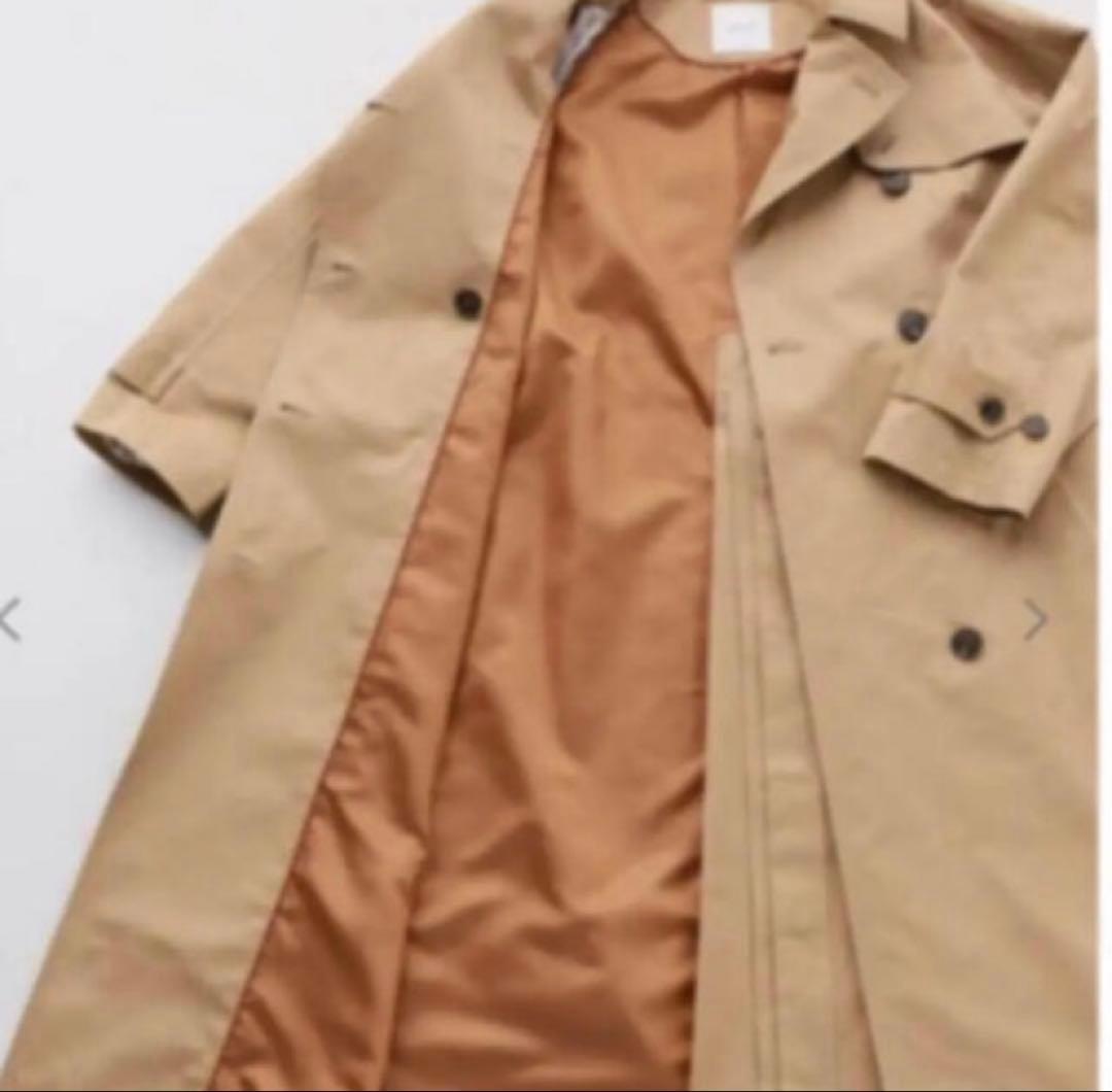 spick&span オーバーサイズドモダンラグラントレンチコート