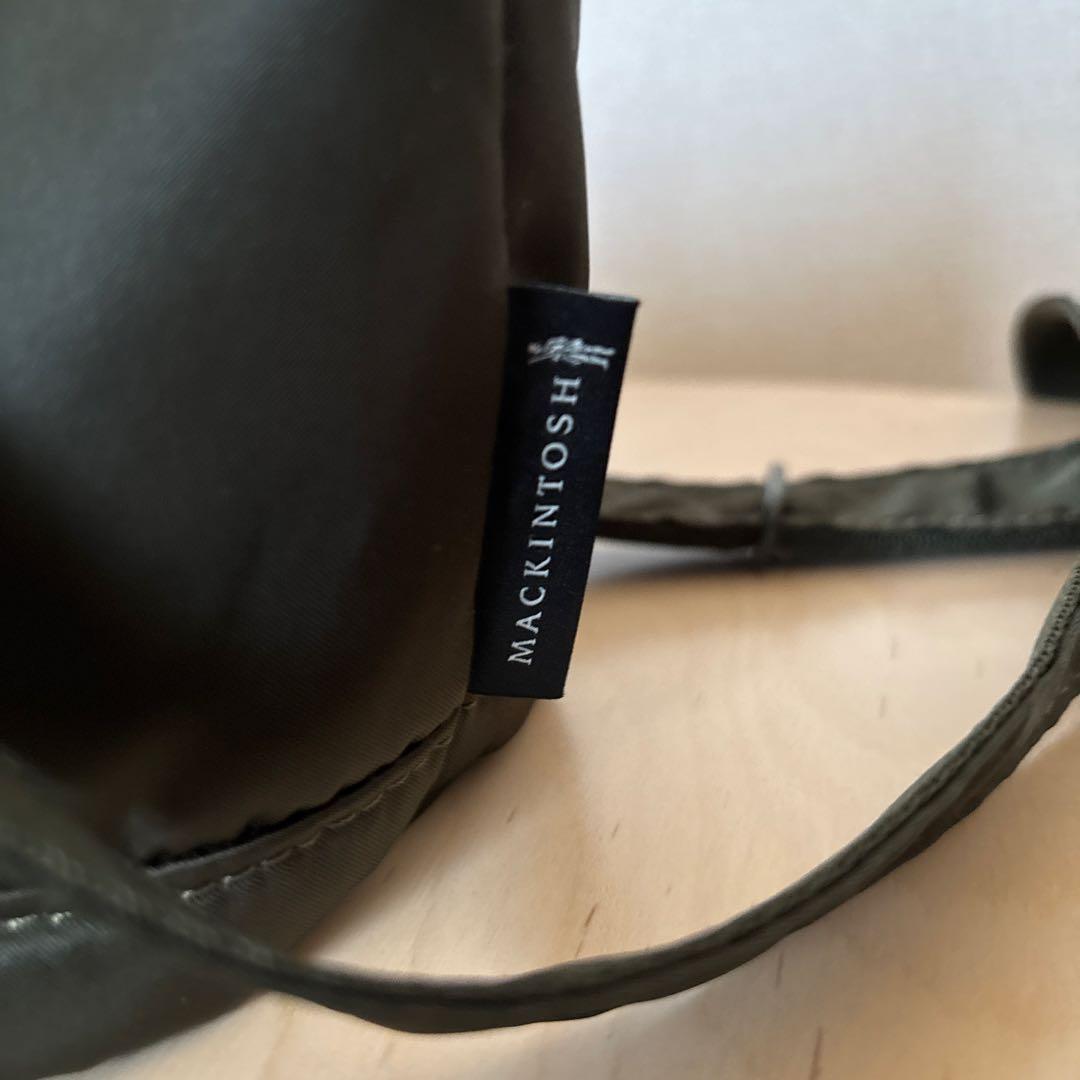 MACKINTOSH × Porter ドロストショルダーバッグ　カーキ
